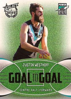 2017 Select Certified - Goal to Goal #GG64 Justin Westhoff Front